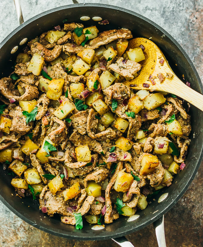 Steak and Potatoes Skillet