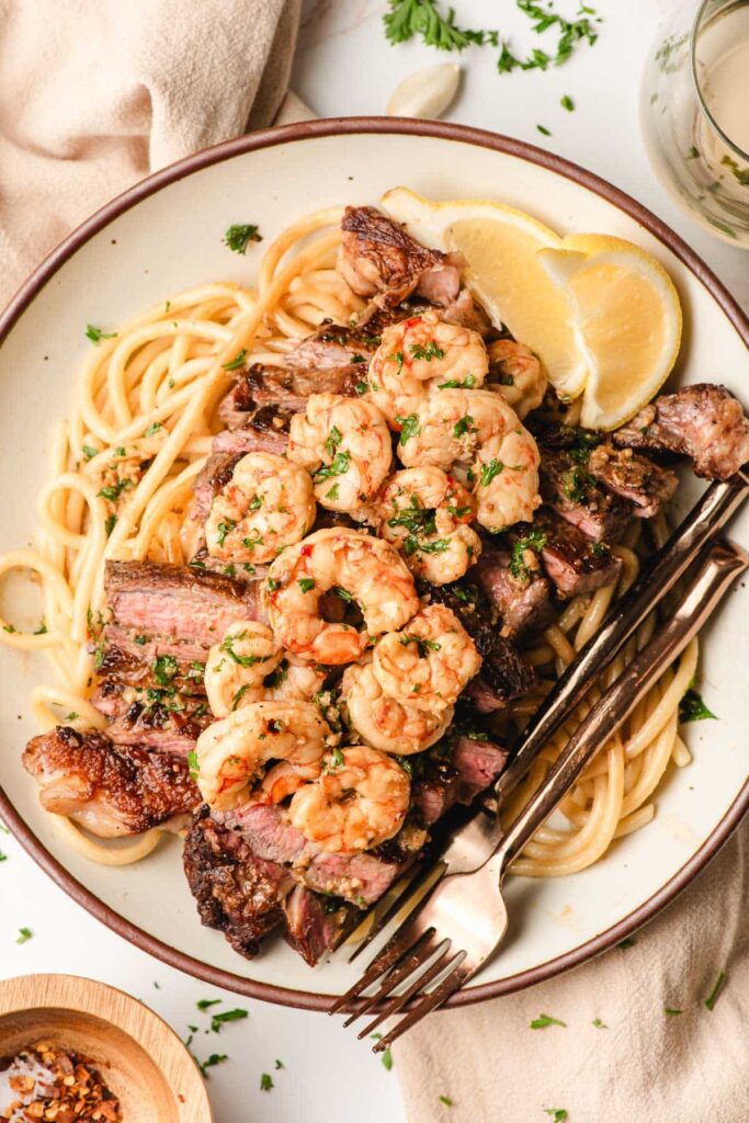 Steak and Shrimp
