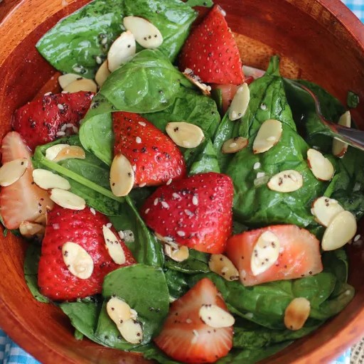 Strawberry Spinach Salad