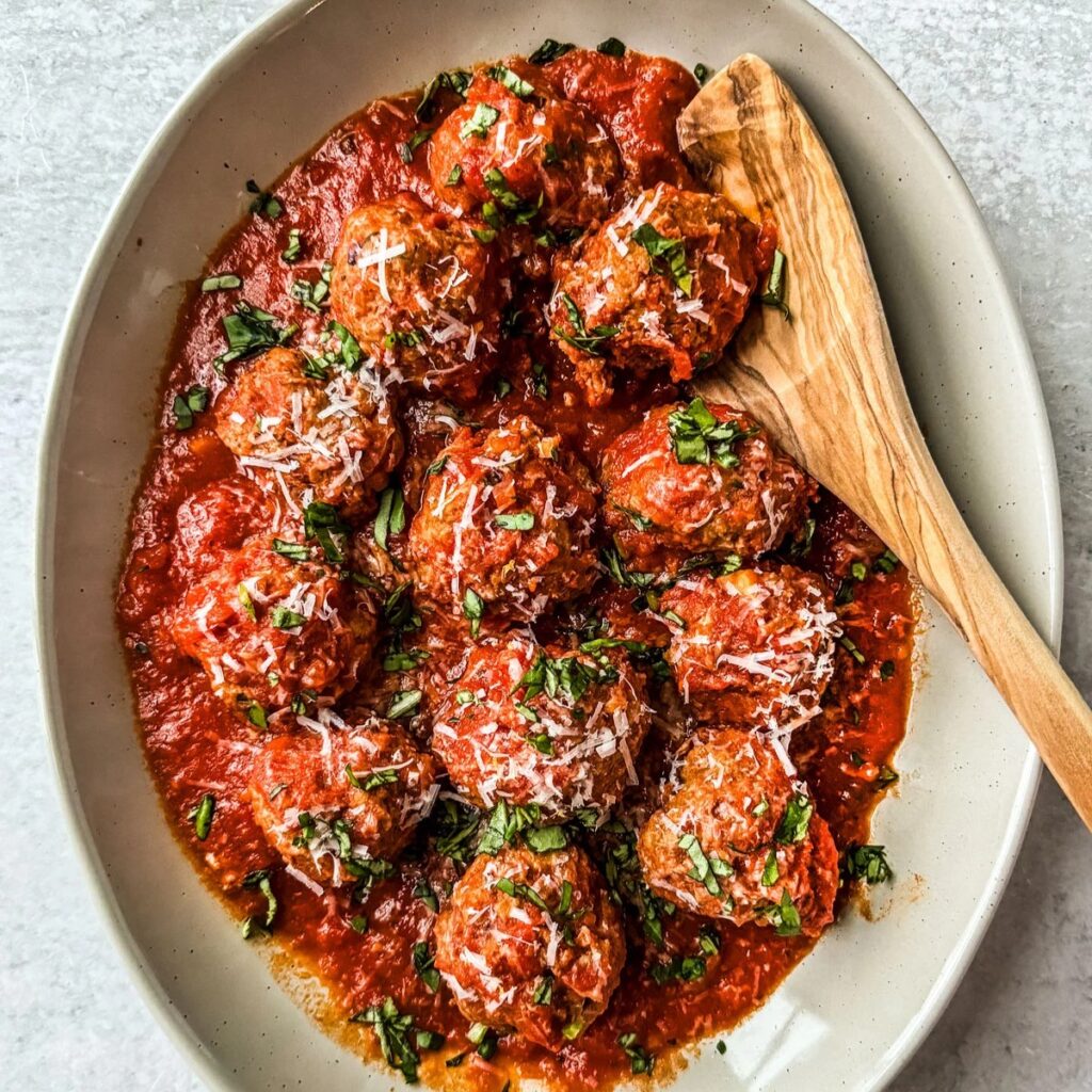 Turkey Meatballs with Marinara