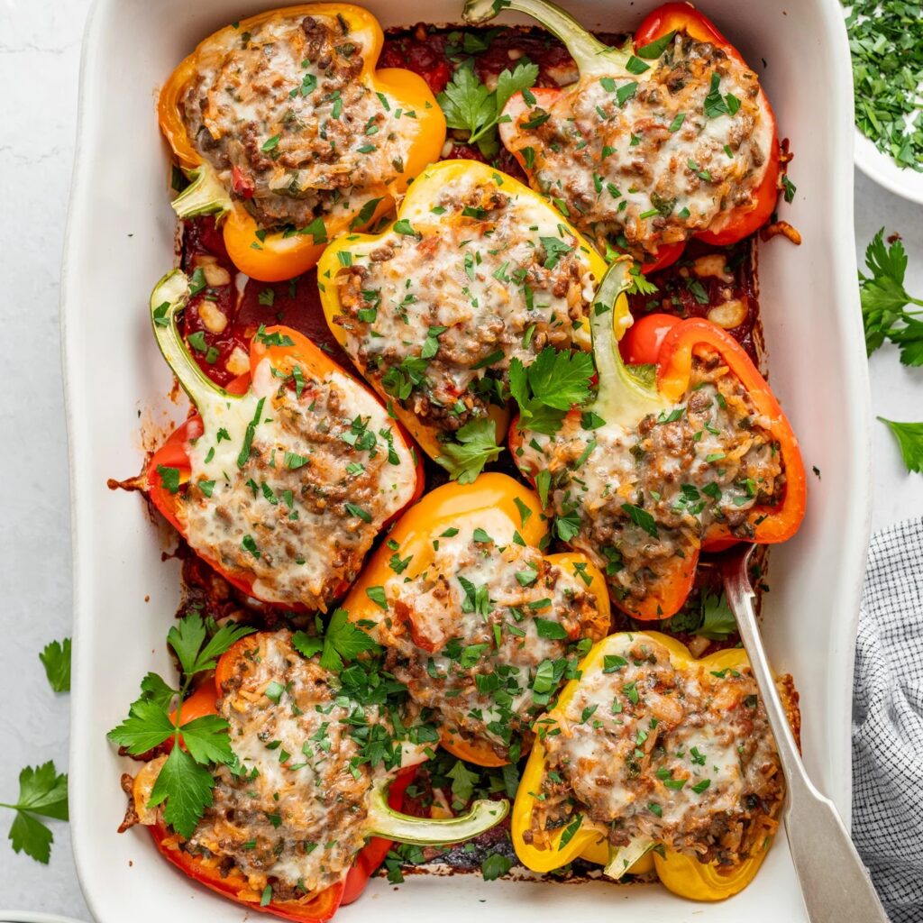 Beef Stuffed Peppers