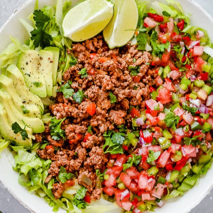 Beef Tacos Salad