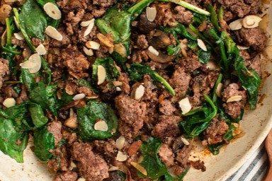 Beef and Spinach Skillet