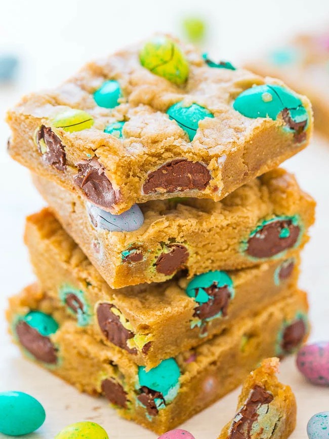 Easter Egg Blondies
