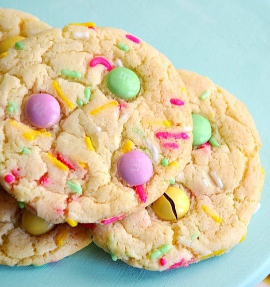 Funfetti Cake Mix Cookies