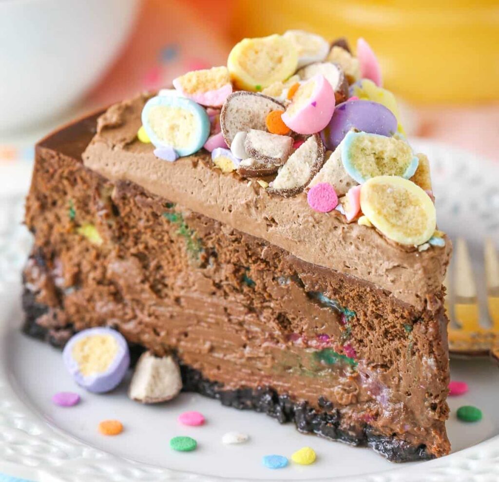 Malted Easter Egg Chocolate Cheesecake