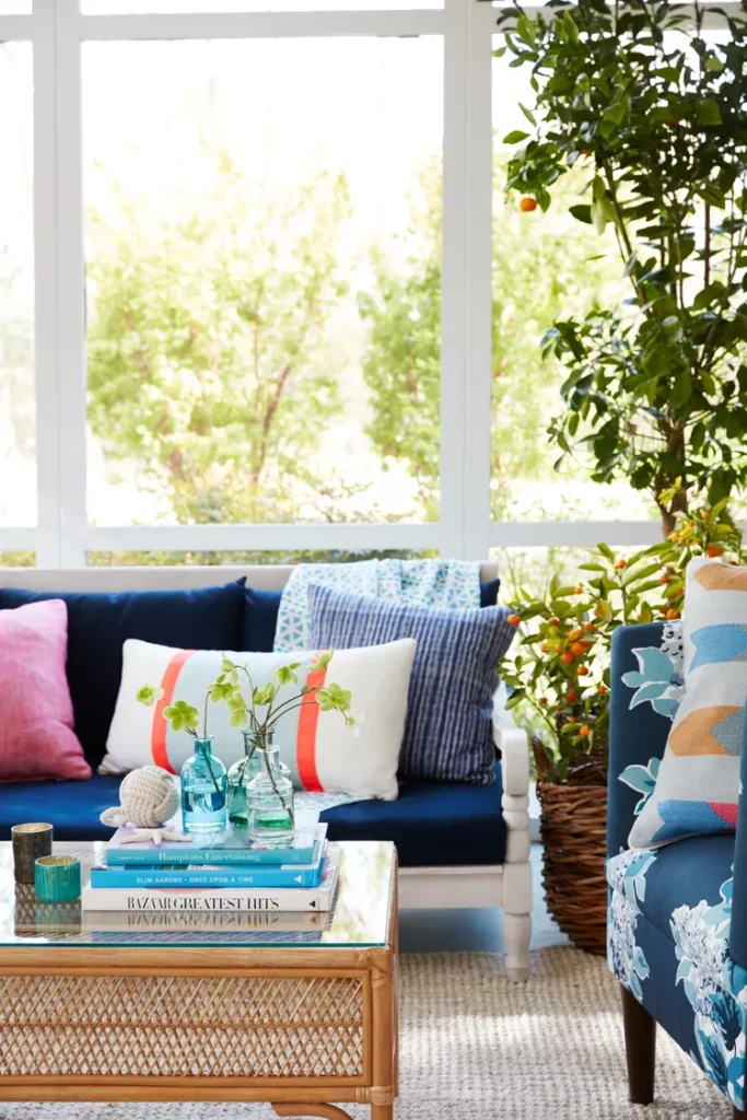 Navy Blue Summer Decor