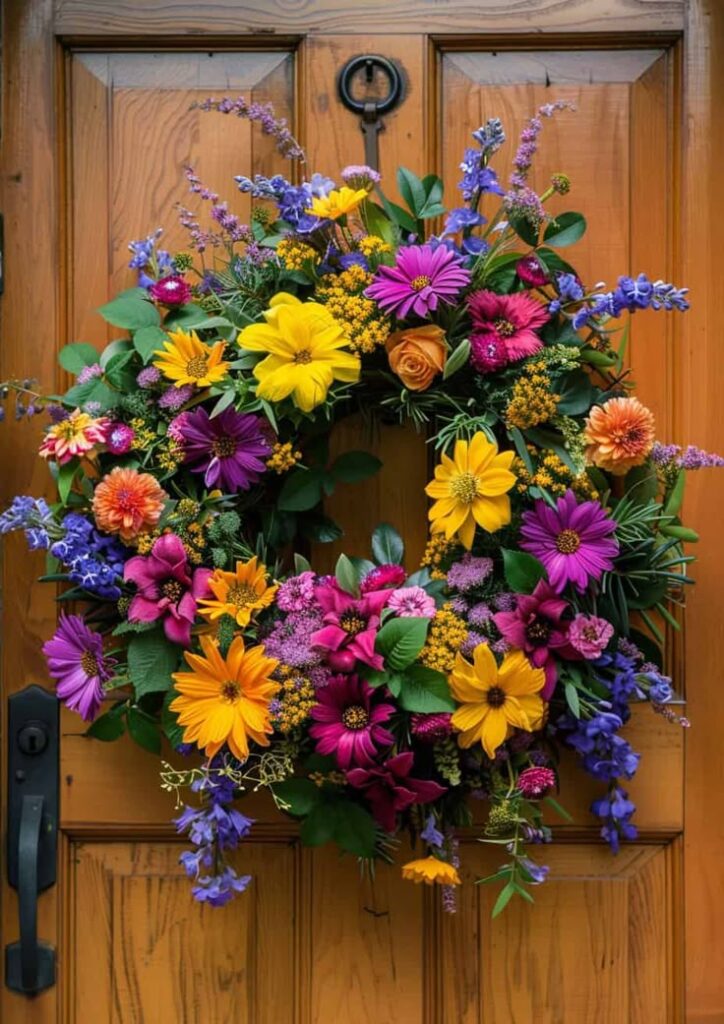 Spring Door Wreath