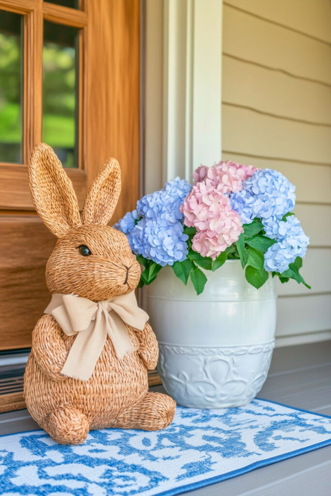 Spring Easter Porch Decor