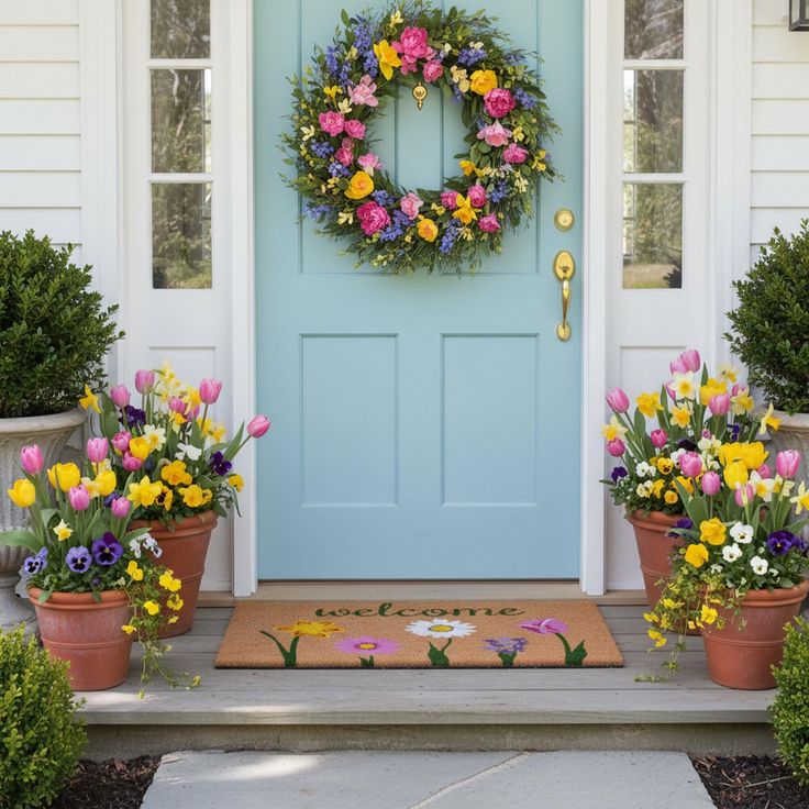 Spring Porch Decor