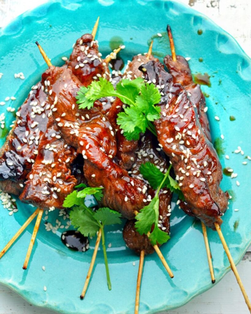 Teriyaki Beef Skewers