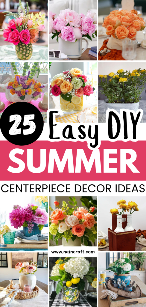25 Best DIY Summer Centerpiece Ideas For A Fresh Seasonal Look (4)