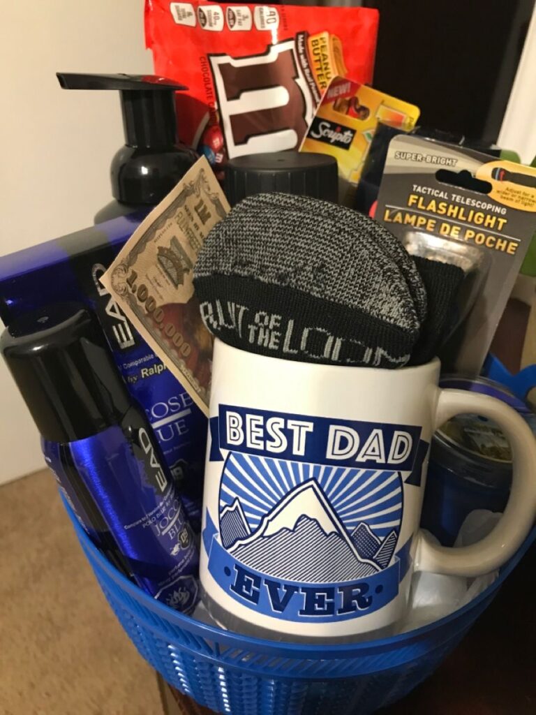 “Best Dad Ever” Mug Basket