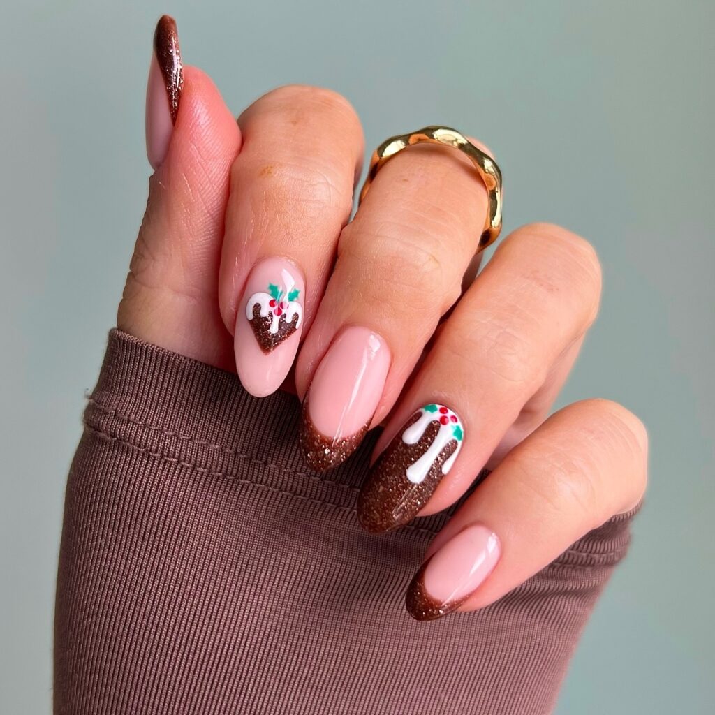 Chocolate Drip French Design