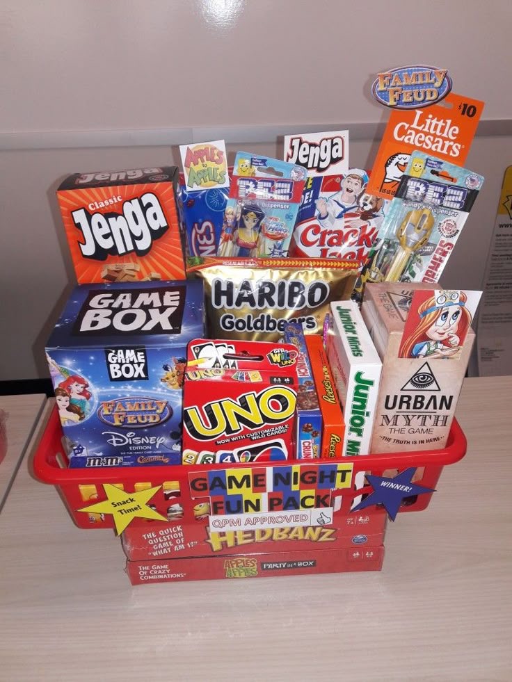 GAME NIGHT BASKET Ideas for Fathers