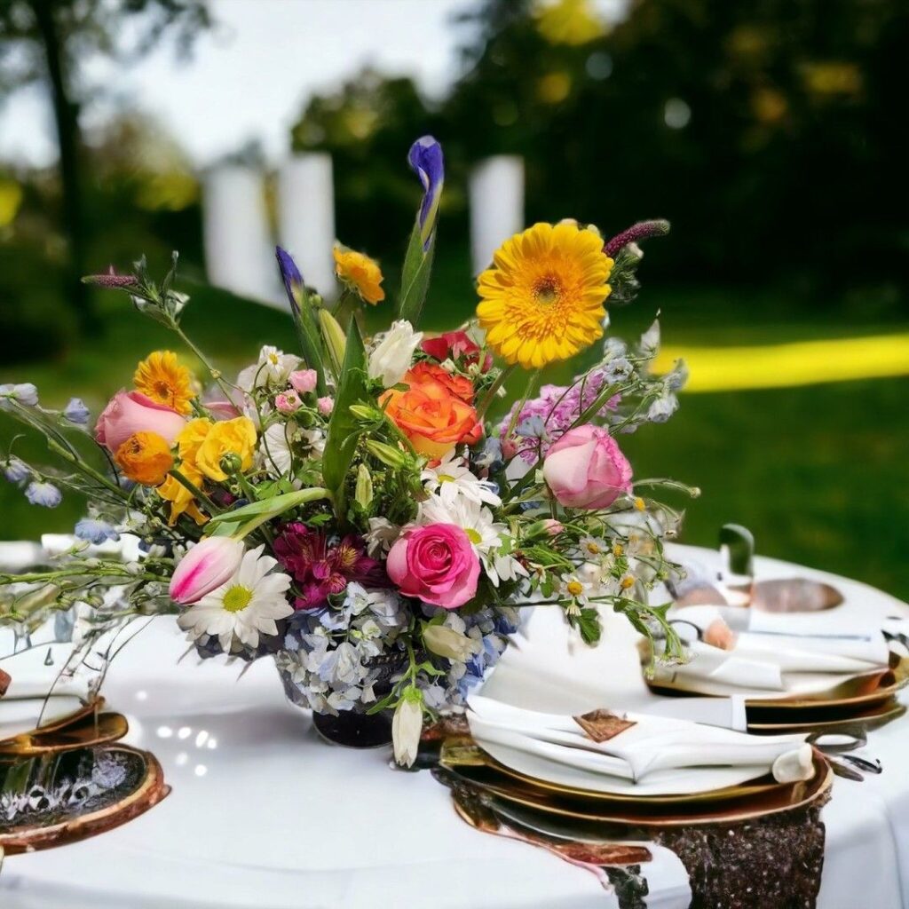Garden Bouqet Centerpiece
