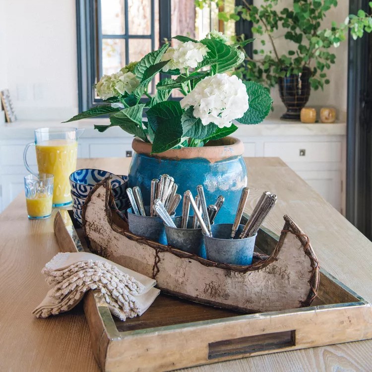 Hydrangea Summer Centerpiece
