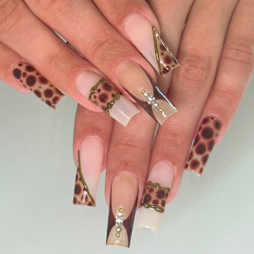 Neutral Brown Pattern Design