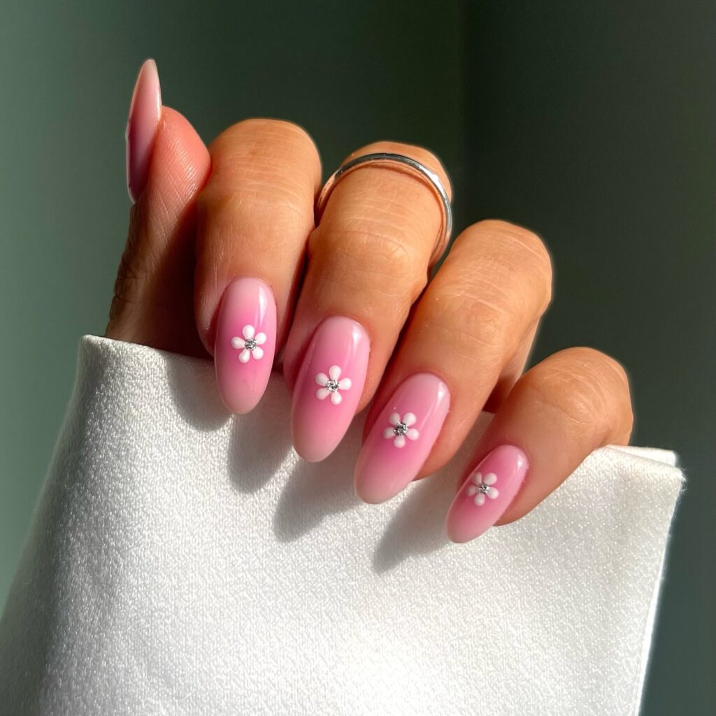 Pink Daisy Simple Design