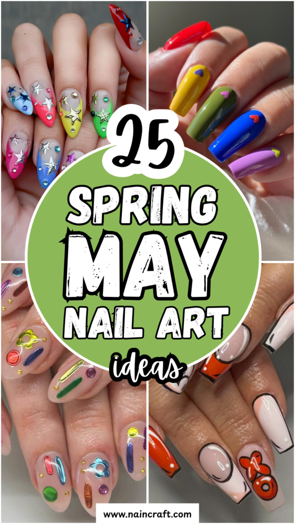25 Stunning Spring May Nails Ideas To Do Right Now (1)